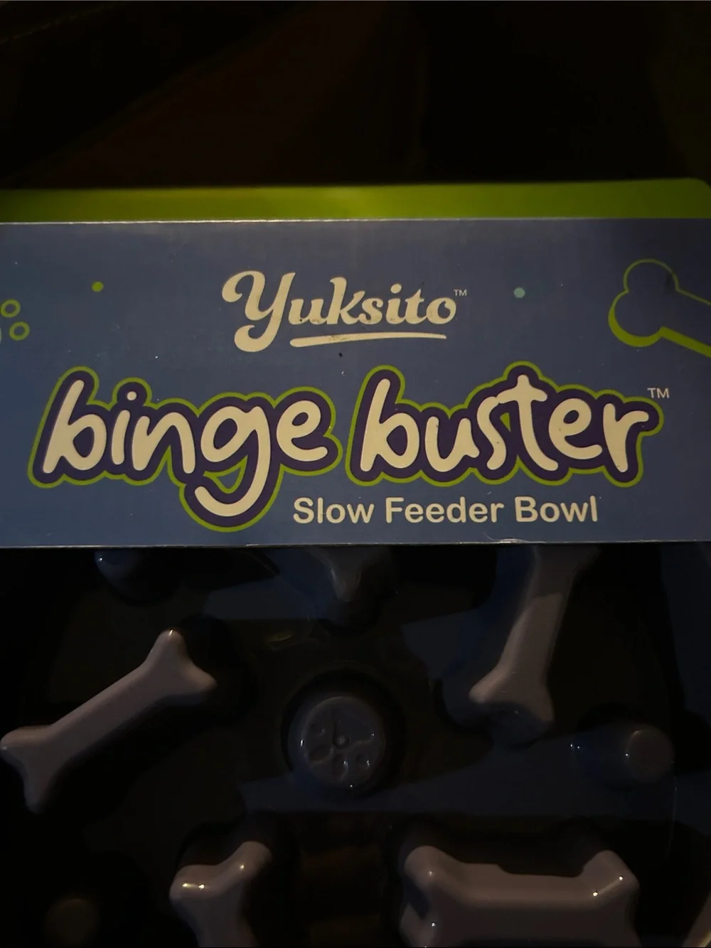 Binge Buster Slow Feeder Bowl – Purple